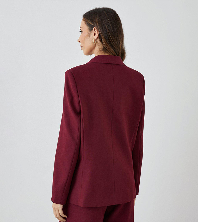 Oxblood blazer outlet womens