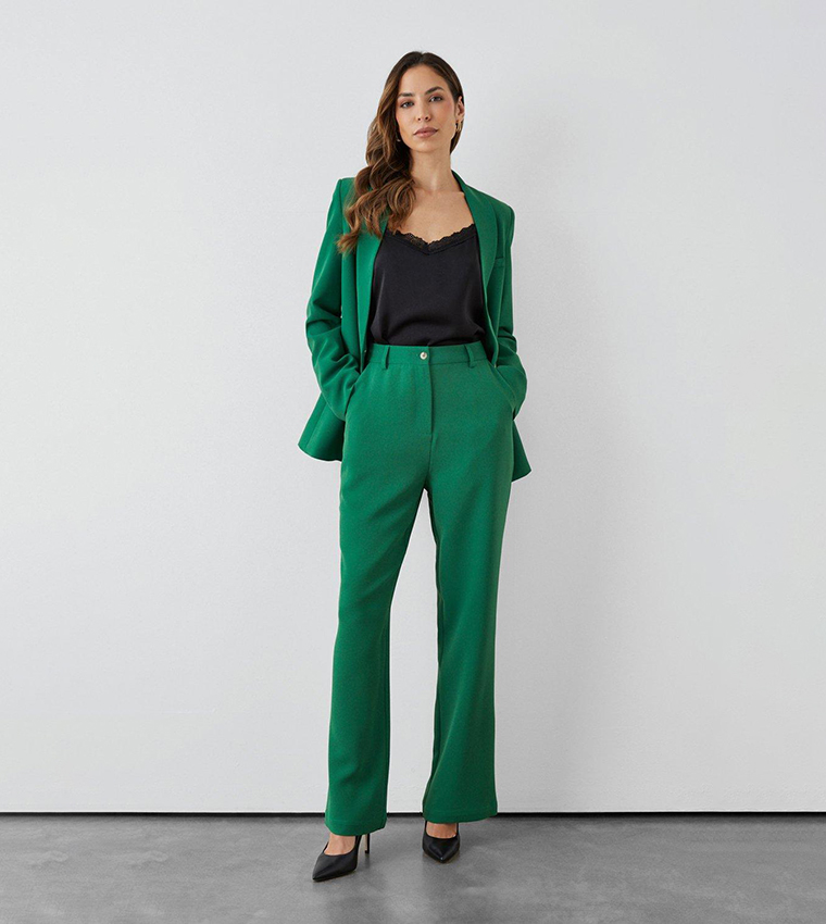 Emerald green online pants