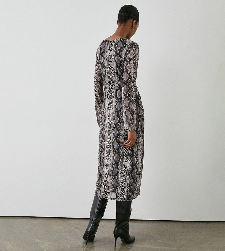 Principles snake 2025 print dress