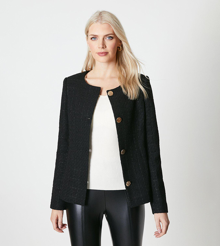 Boucle Jackets for Women - Up to 63% off