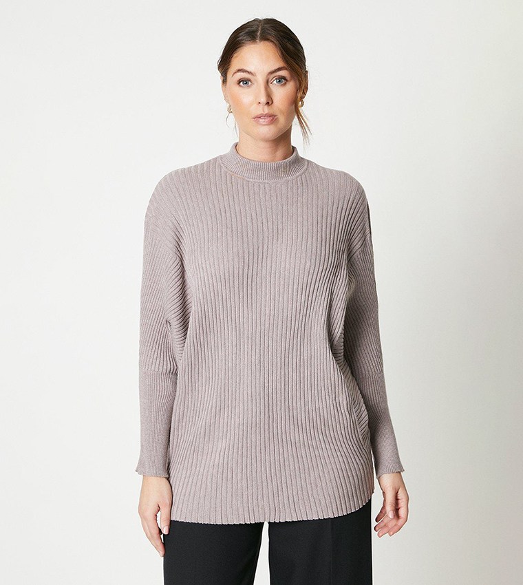 Buy Principles Rib Detail Batwing Sweater In Beige 6thStreet