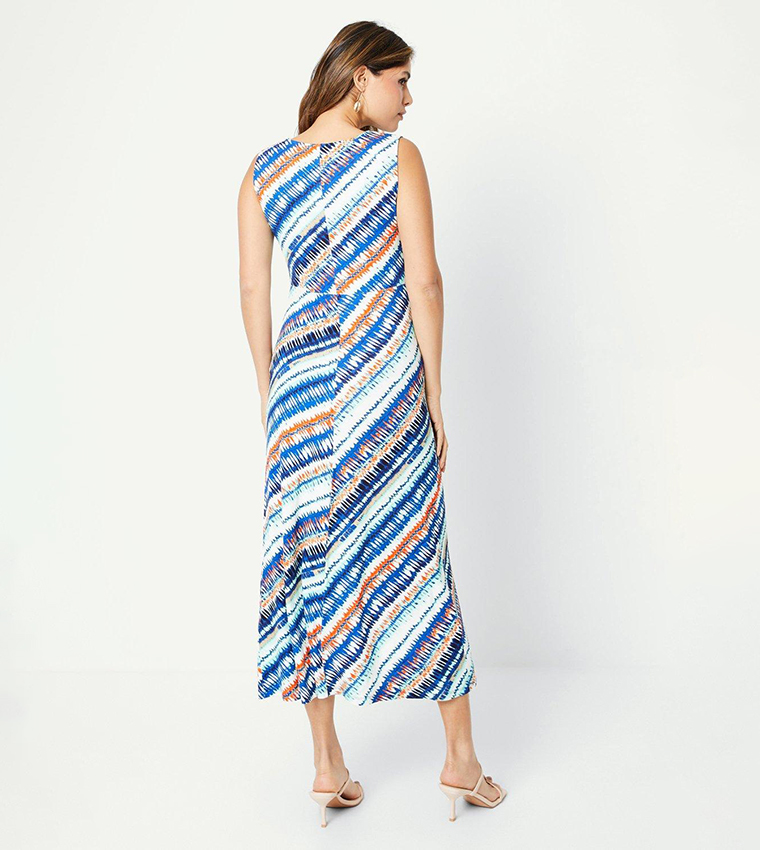 Buy Debenhams Jersey Front Knot Abstract Dress In Multiple Colors 6thStreet Bahrain