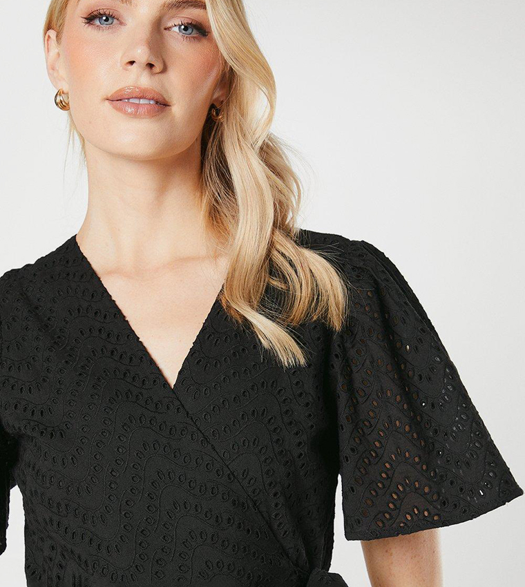 Broderie Ruffle Dress