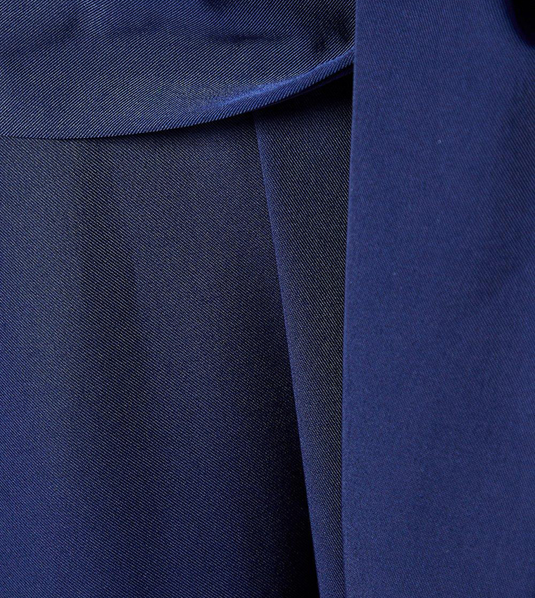 Belted Wrap Shirt Dress