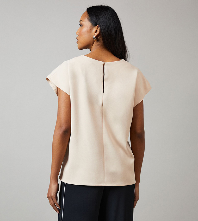 Solid Short Sleeves Top
