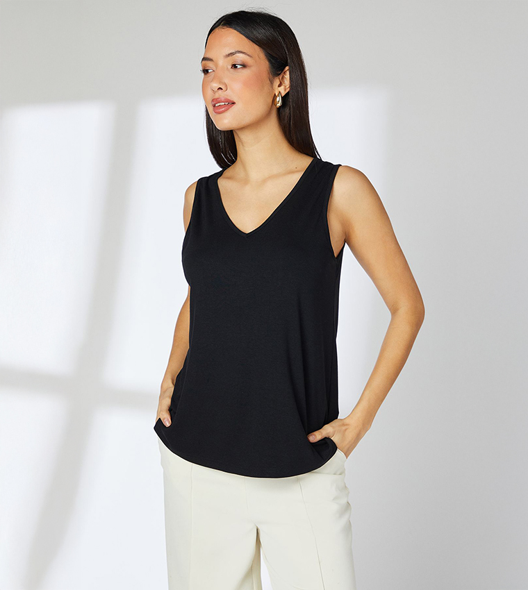 Soft Touch Reversible Jersey Sleeveless Top