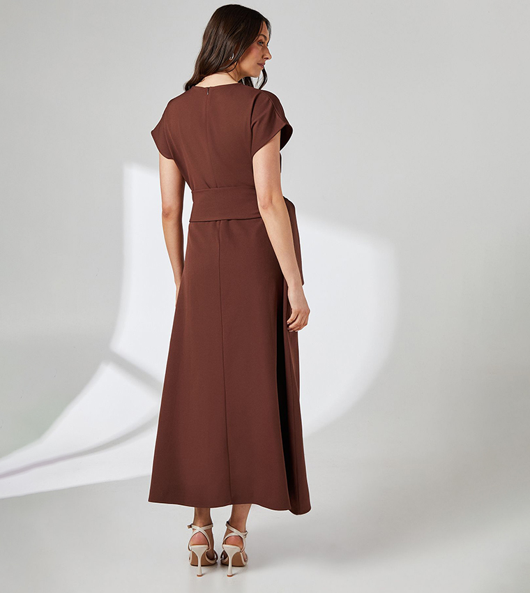 Tie Waist Midi Dress