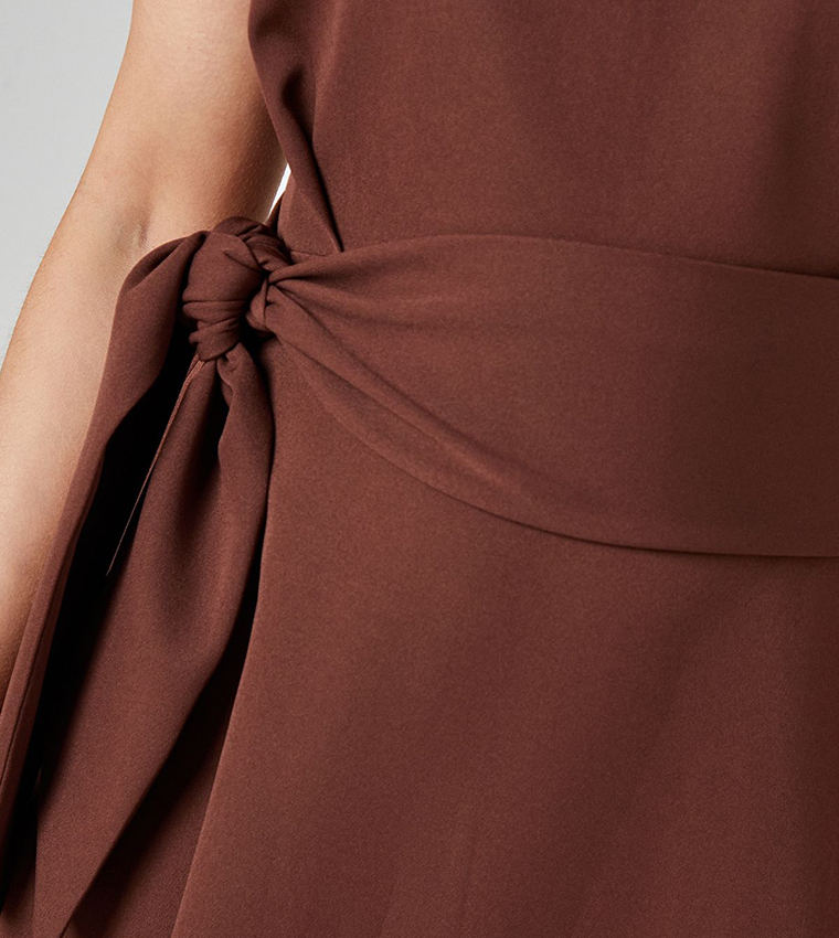 Tie Waist Midi Dress