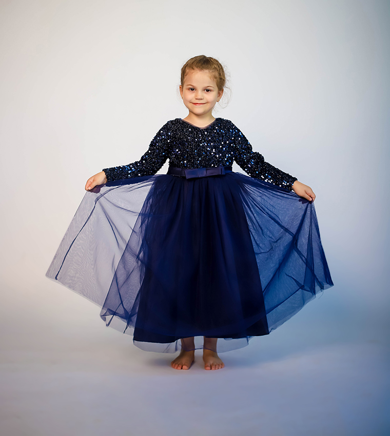 Party Glitter A lIne Dress