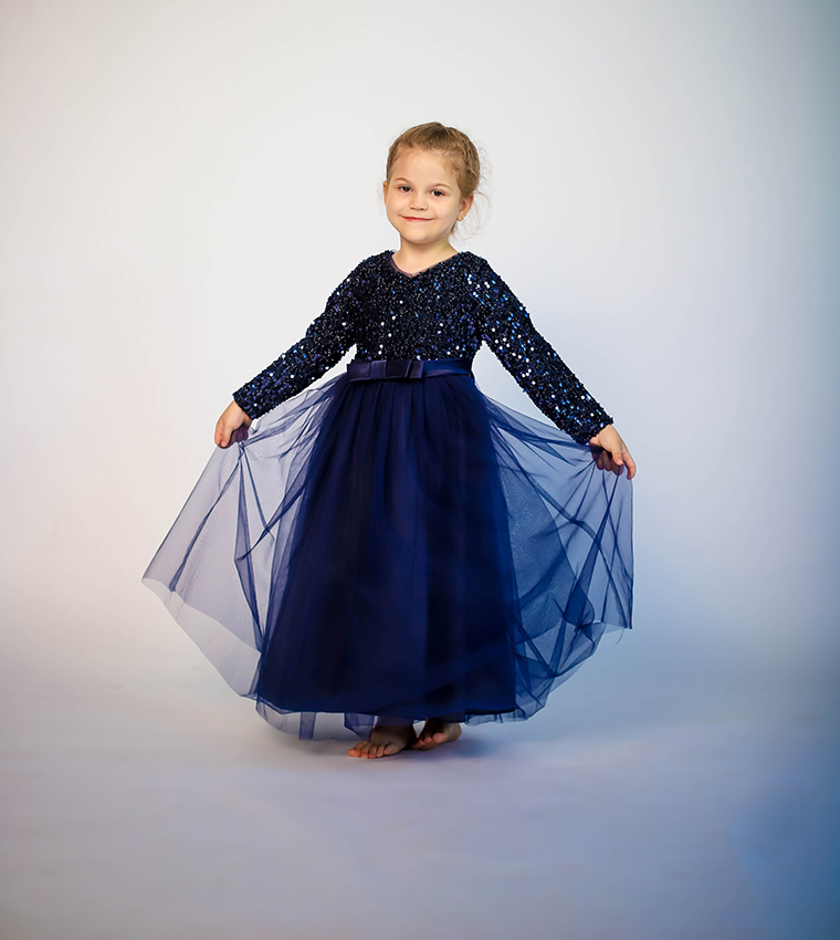 Party Glitter A lIne Dress