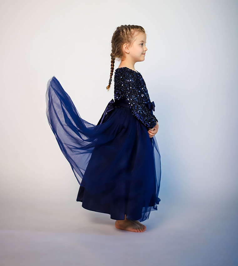 Party Glitter A lIne Dress