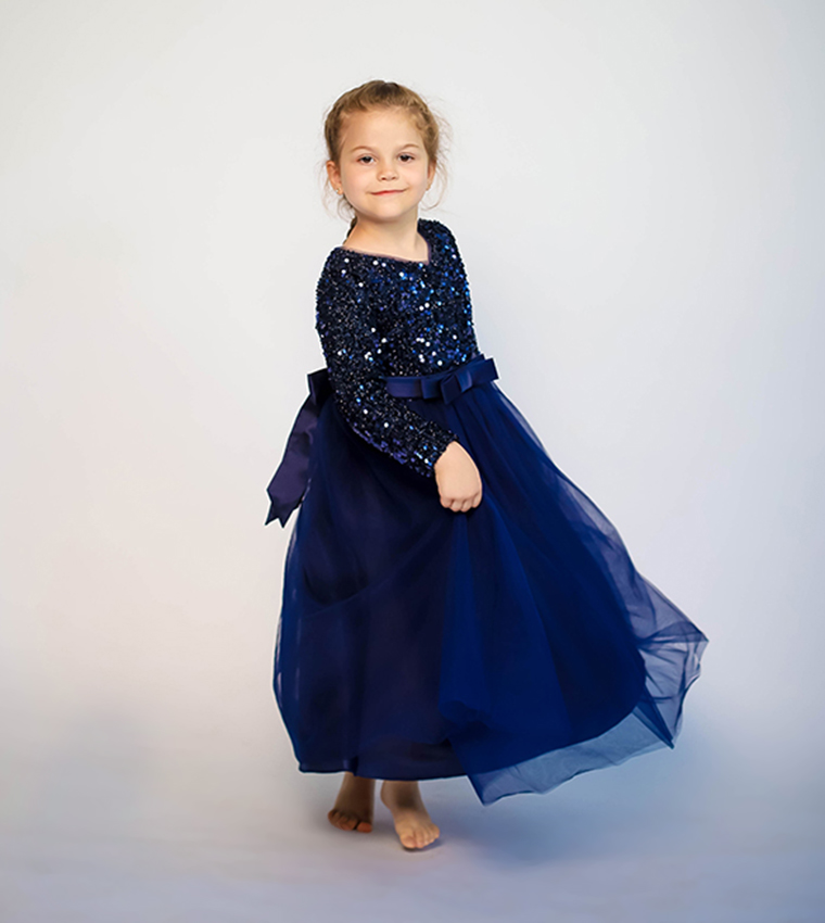 Party Glitter A lIne Dress