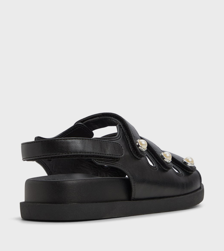 PEARLLE Pearl Embellished Comfort Sandals