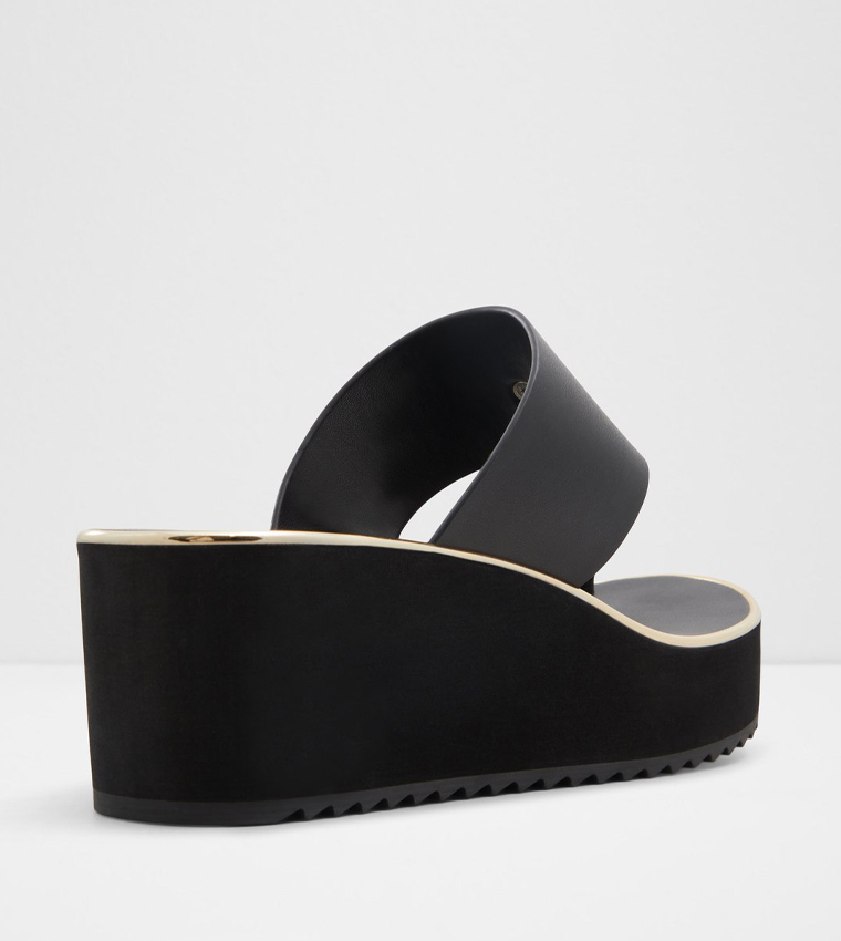 PENELOPY Monogram Wedge Sandals