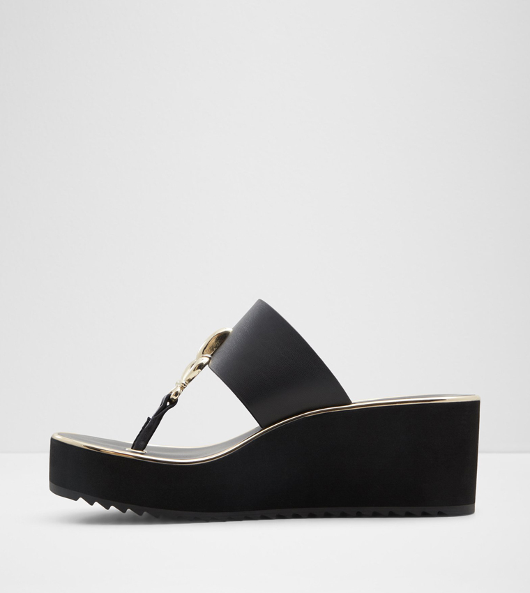 PENELOPY Monogram Wedge Sandals