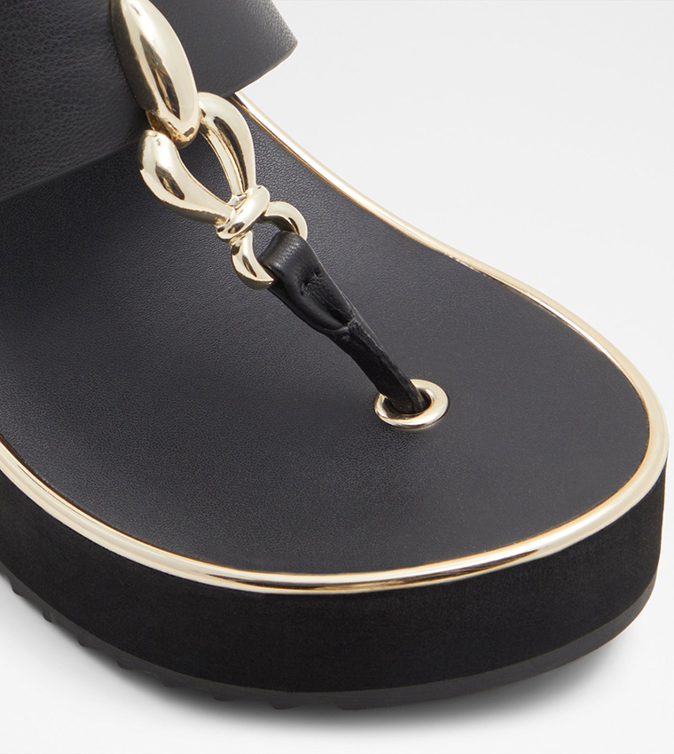 PENELOPY Monogram Wedge Sandals