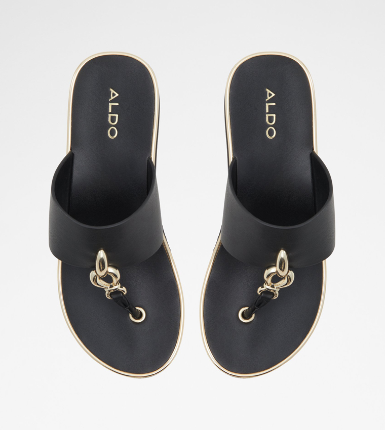 PENELOPY Monogram Wedge Sandals