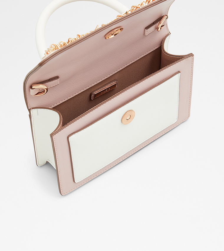Buy Aldo Color Block Top Handle Bag In Pink 6thStreet Qatar