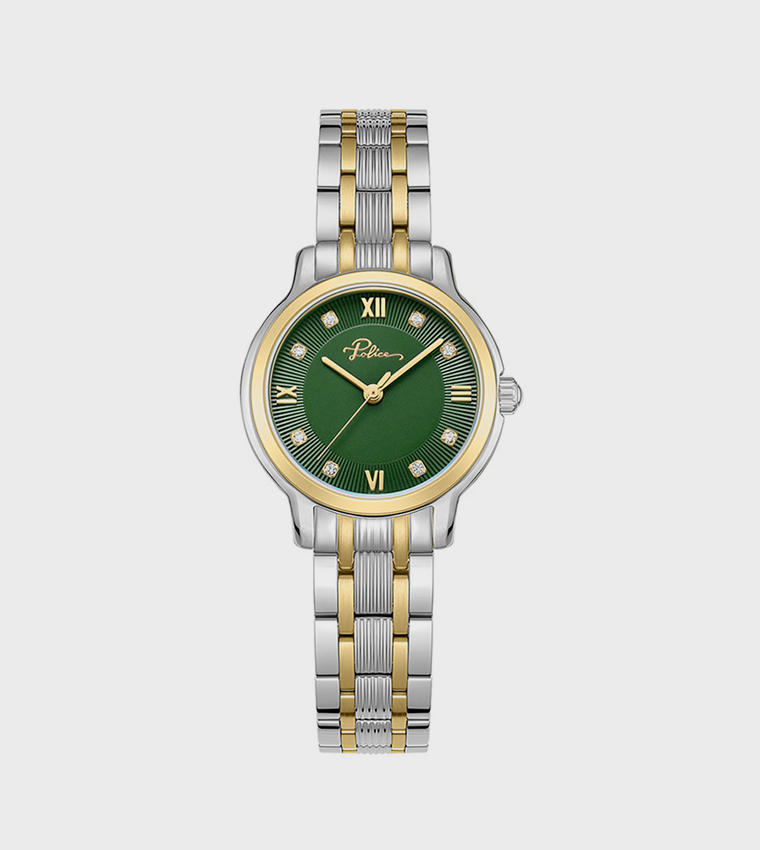 CHARM Two-Tone Analog Watch