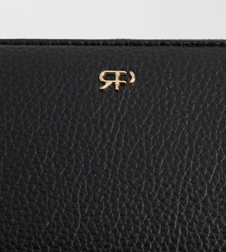 Textured Zip-Around Wallet