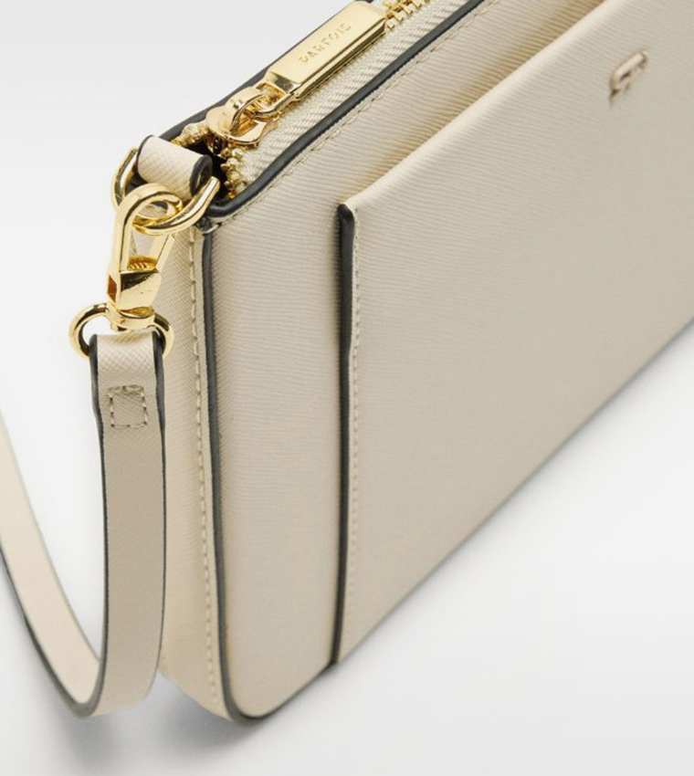 Textured Front Pocket Crossbody Bag