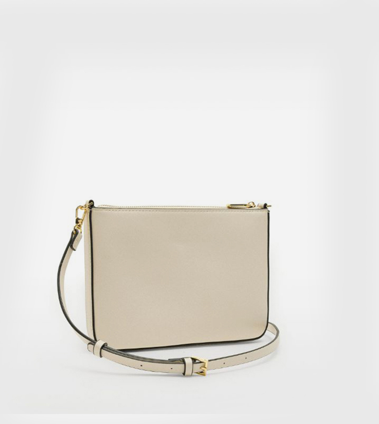 Textured Front Pocket Crossbody Bag