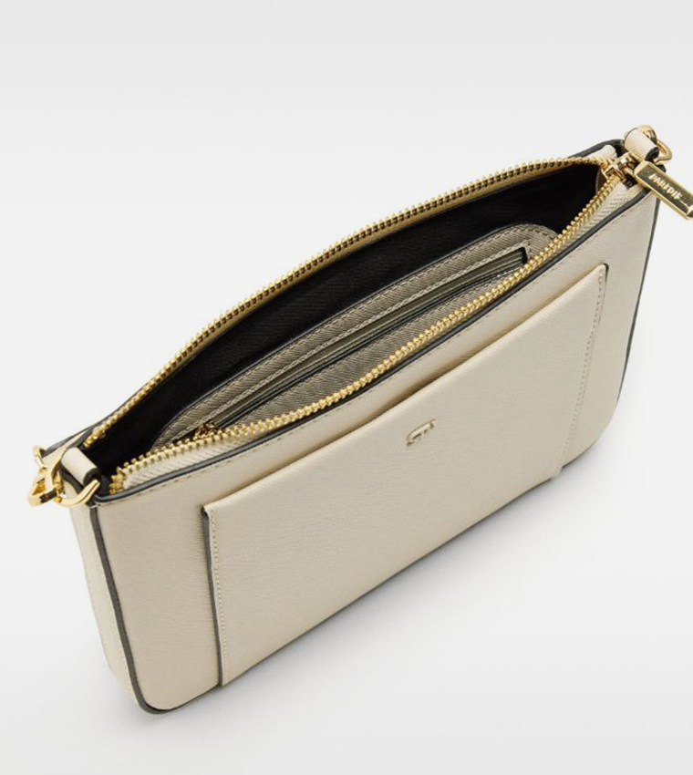 Textured Front Pocket Crossbody Bag