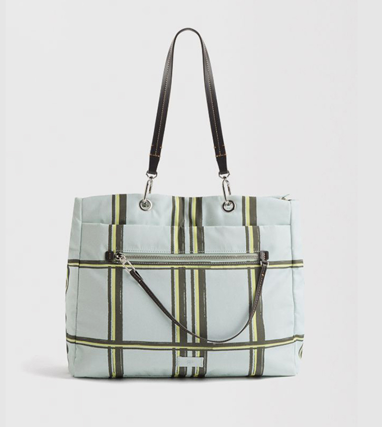 Printed Nylon Tote Bag