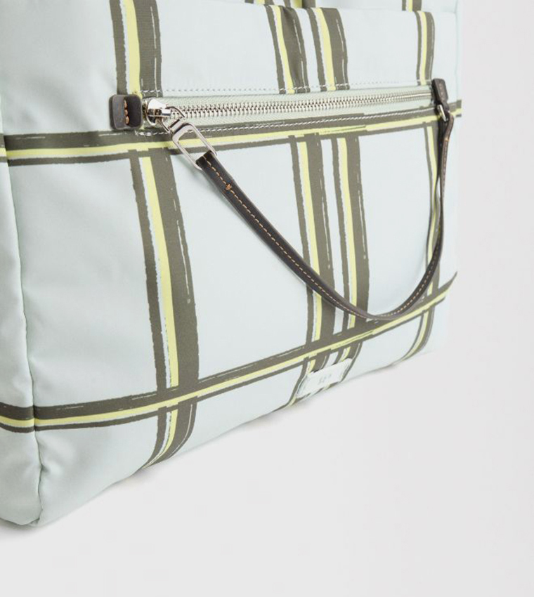 Printed Nylon Tote Bag