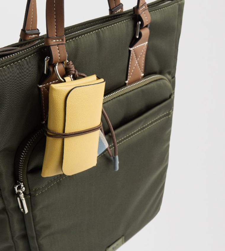 Solid Nylon Convertible Backpack