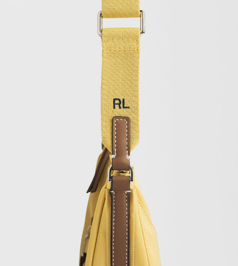Textured Nylon Shoulder Bag