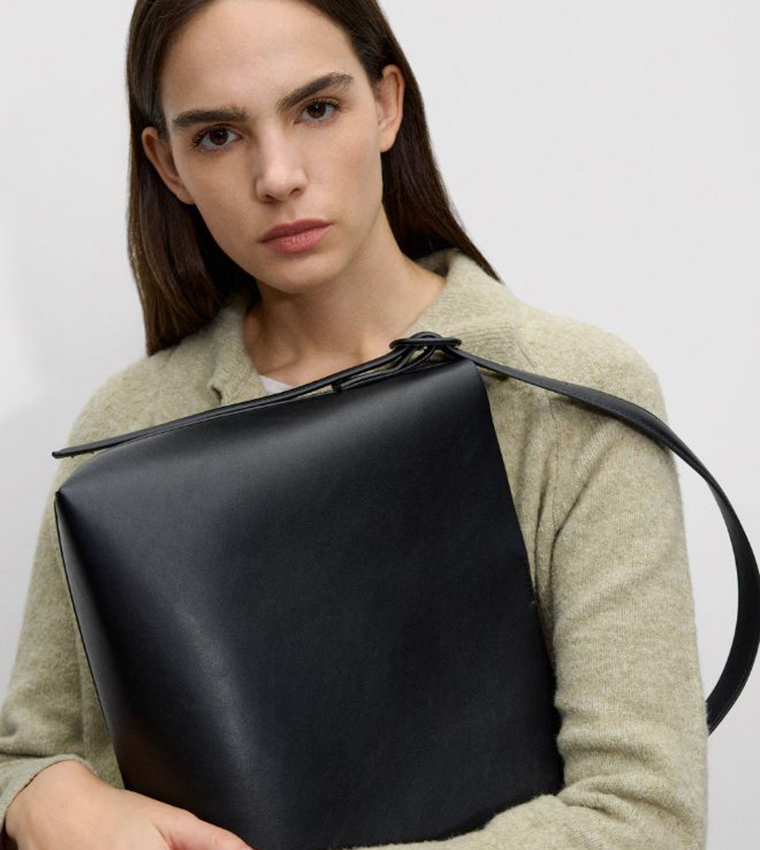 Textured Shoulder Bag