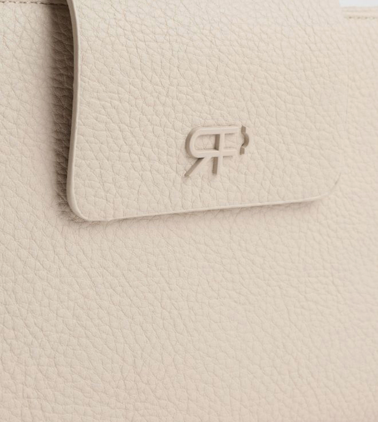 Textured Flap Crossbody Bag