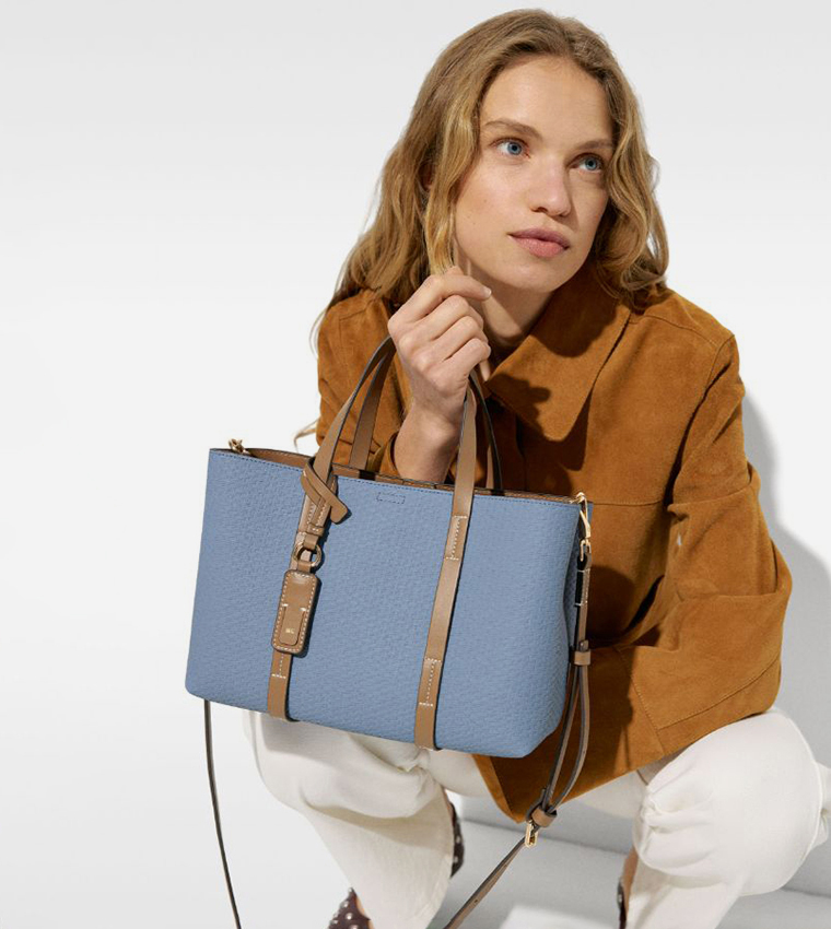 Textured Tote Bag