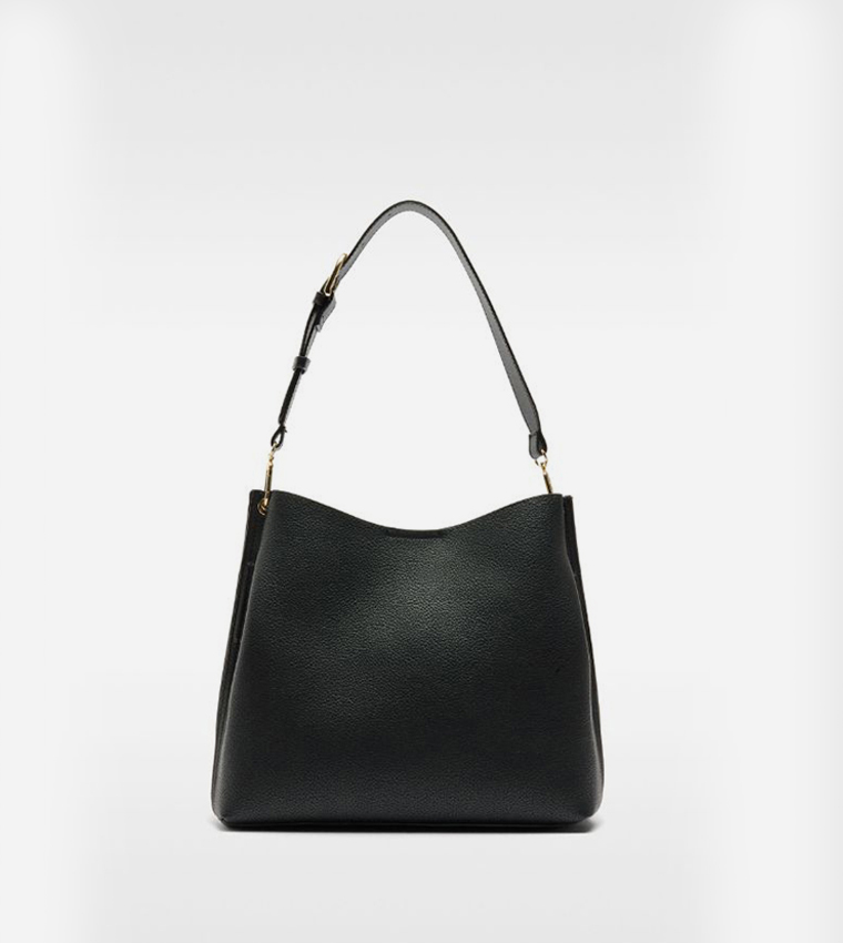Textured Shoulder Bag