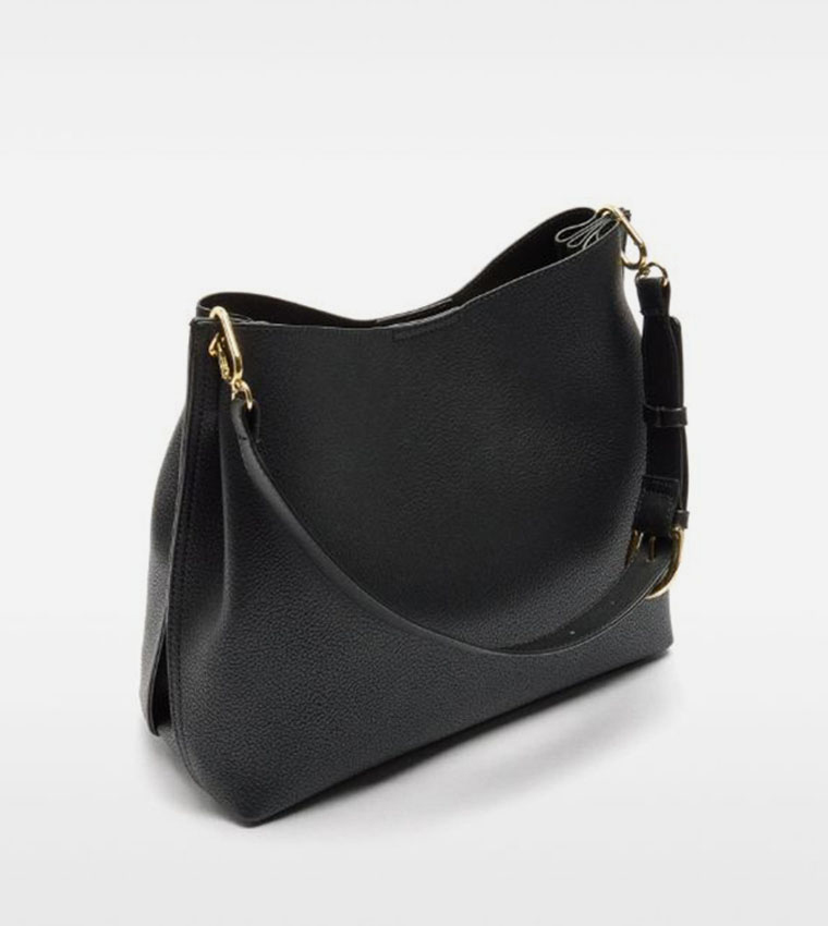 Textured Shoulder Bag