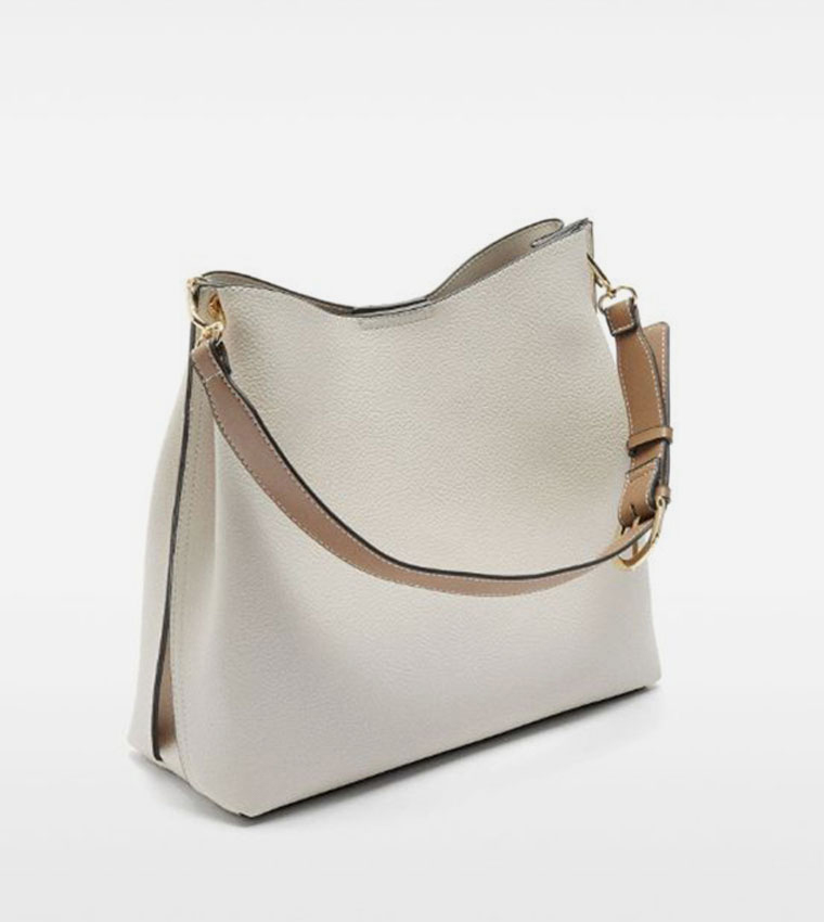 Textured Shoulder Bag