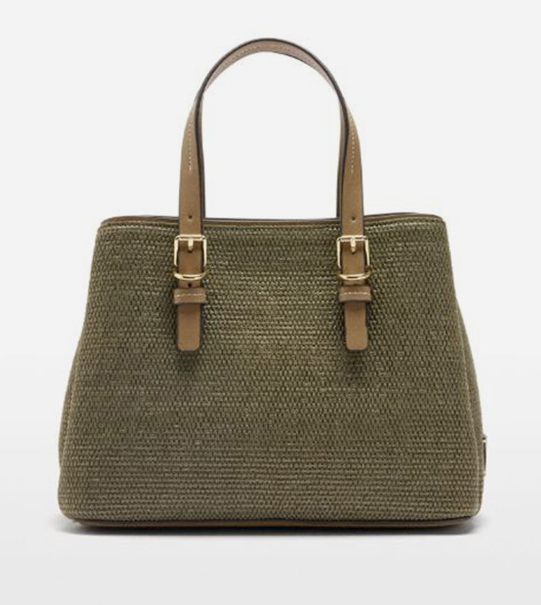 Textured Satchel Bag