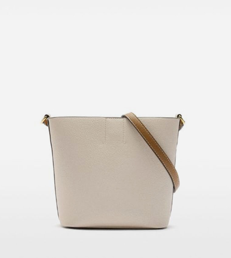Buy Parfois Textured Crossbody Bag In White | 6thStreet UAE