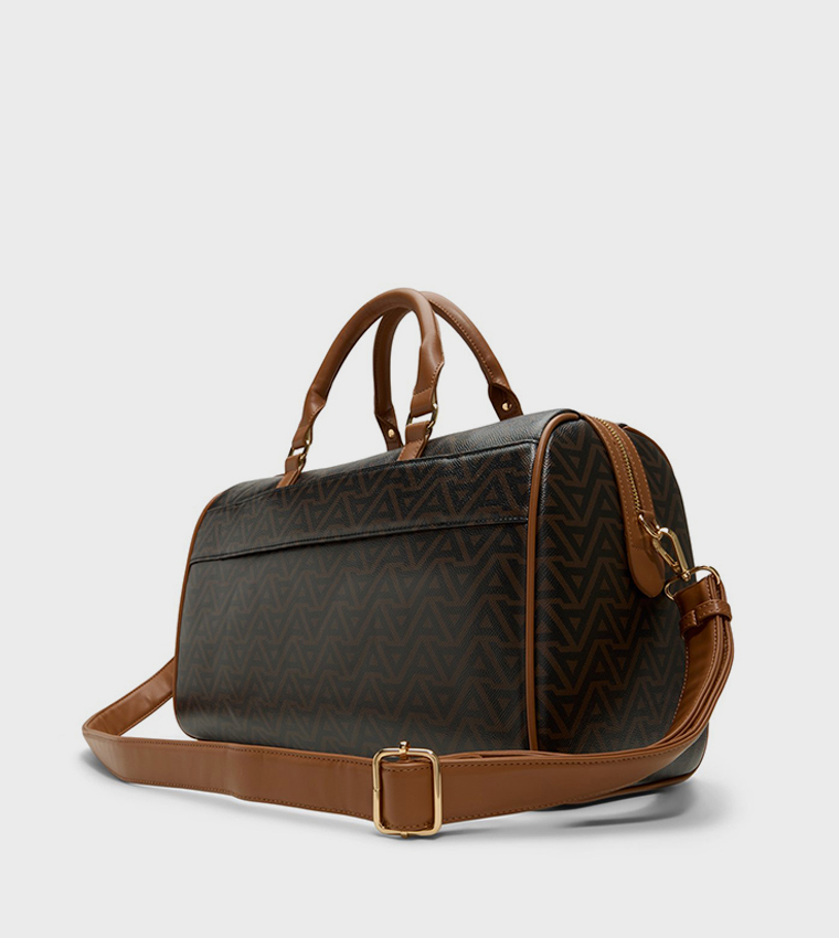 PHILIPINA Monogram Patterned Satchel Bag with Card Holder