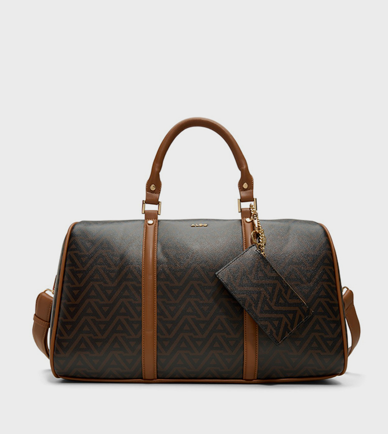 PHILIPINA Monogram Patterned Satchel Bag with Card Holder
