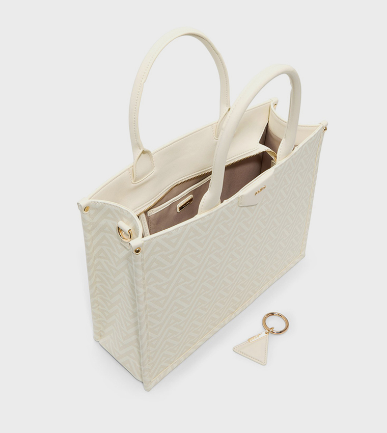 PHLAVIA Monogram Patterned Satchel Bag