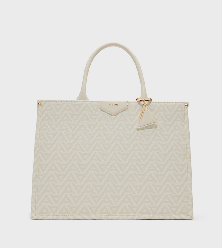 PHLAVIA Monogram Patterned Satchel Bag