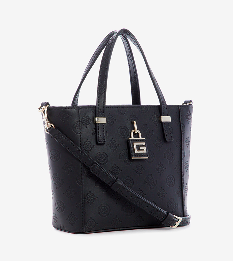 Buy Guess Kamryn Mini Tote Bag Black In Black 6thStreet UAE