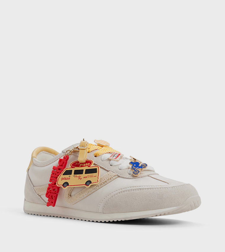 PINEAPPLEPIZZA Charms Lace Up Sneakers