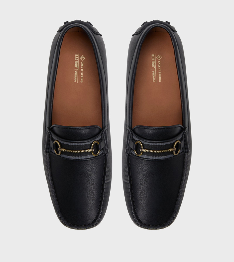 PIRONI Metal Accent Loafers