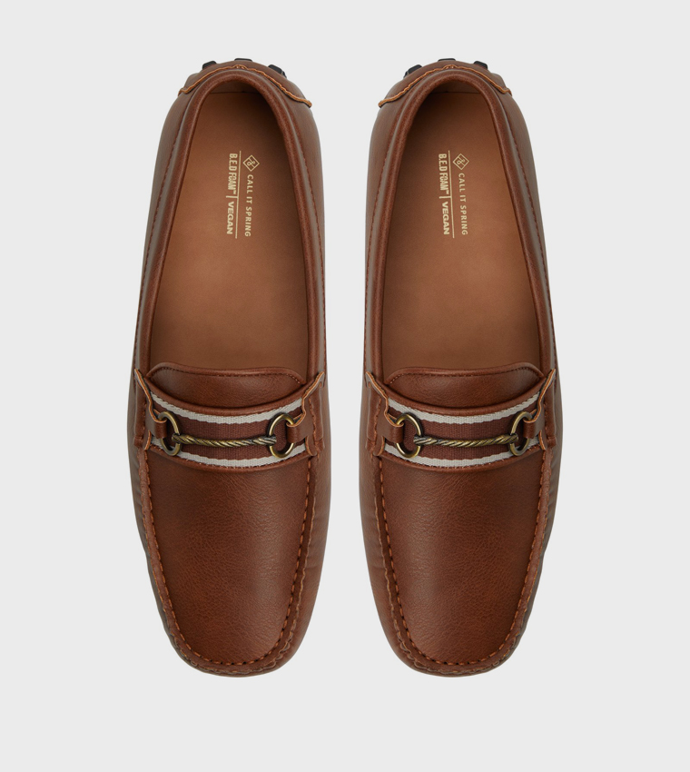 PIRONI Metal Accent Loafers