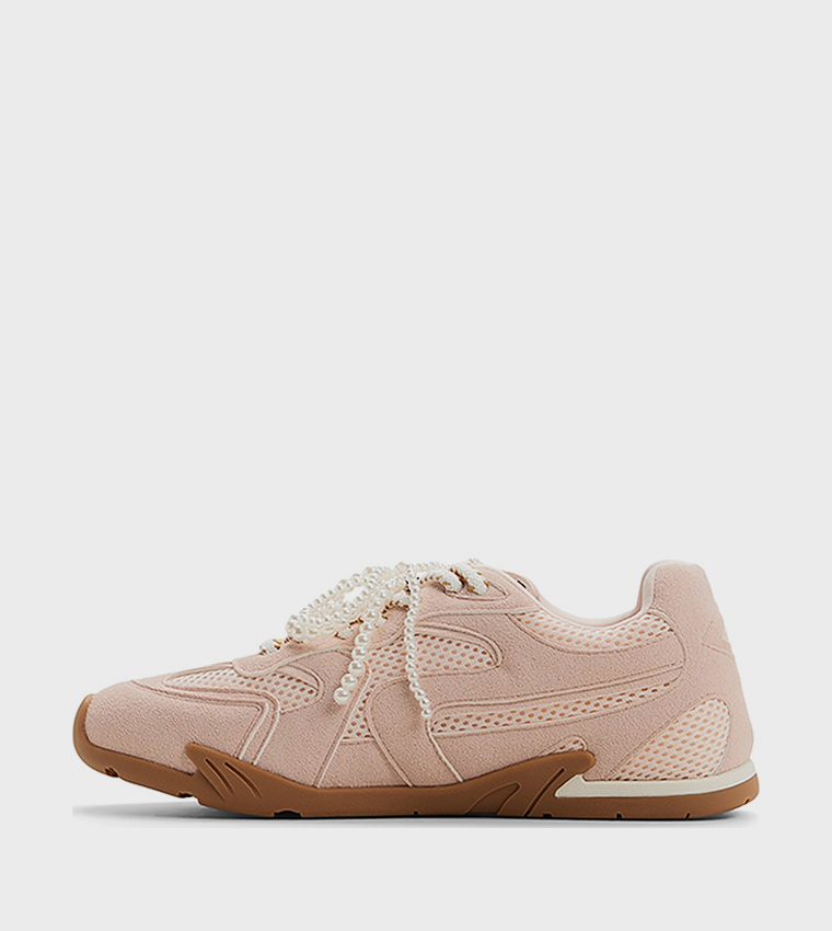 PIXELLE Round Toe Runner Sneakers