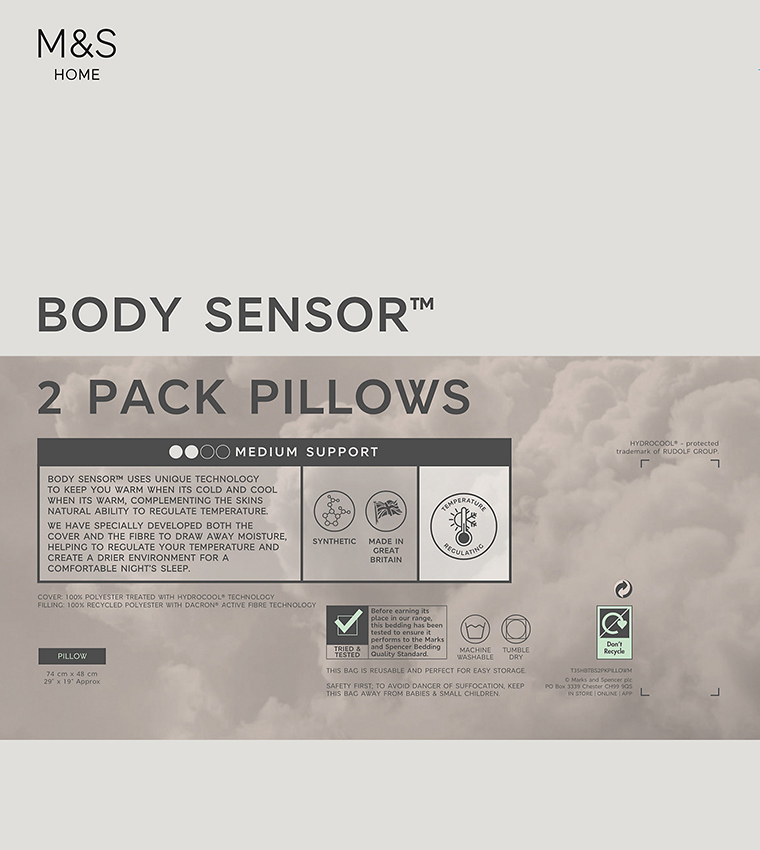 Sensor cool sale pillow