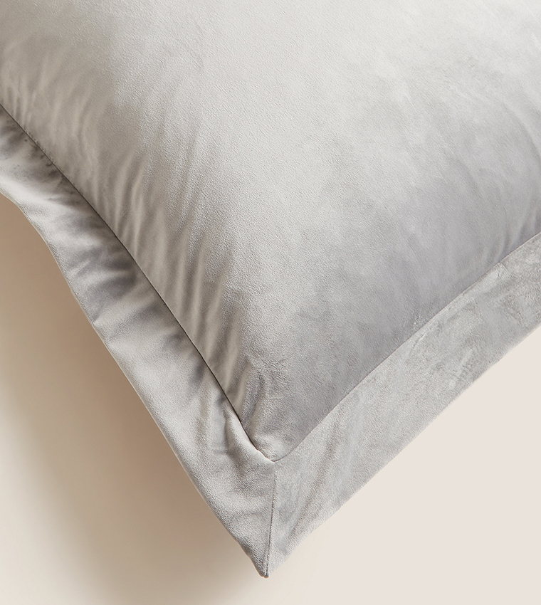 Extra large silver cushion hot sale covers